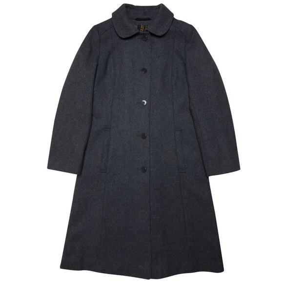 MISSTEX (Finland) 70s Vintage, Boiled Wool, A-Line Dress Coat - Picture 1 of 7